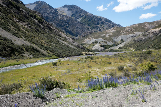 Wairau River südlich der Wairau Gorge