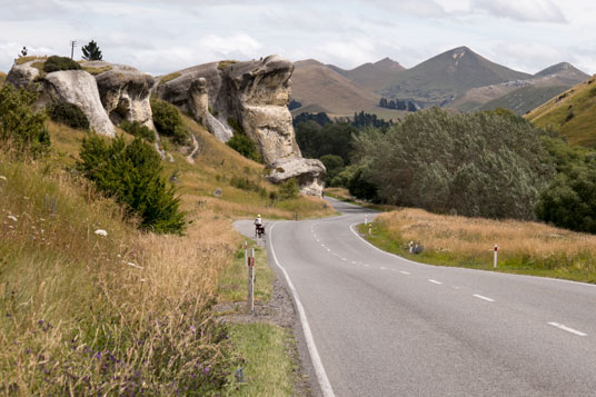 Südliche Seite des Weka Pass