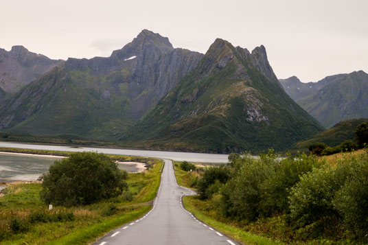 Bild: Westküste von Austvågøya