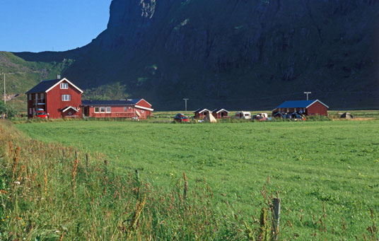 Campingplatz in Unstad