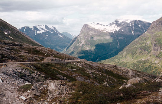 Geirangerfjord, RV63, Norwegen