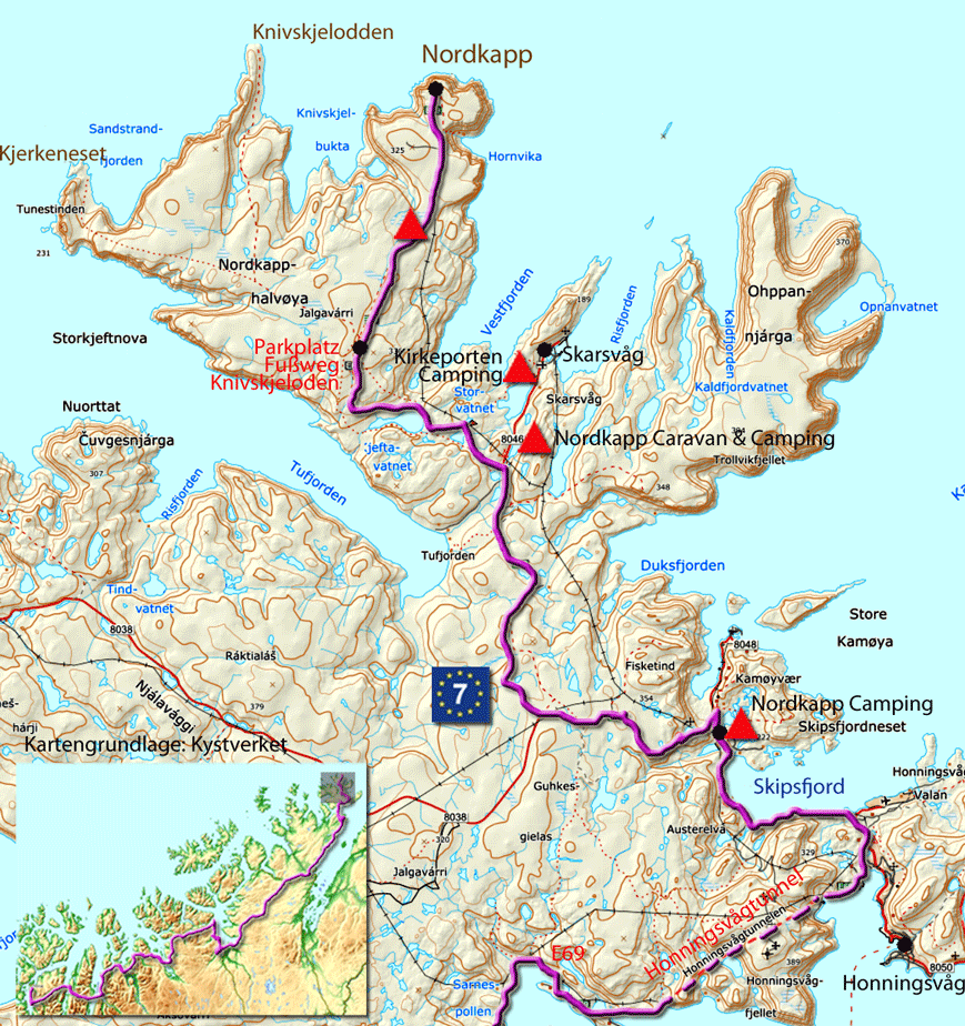 honningsvag tour zum nordkap