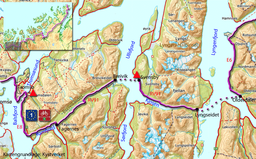 Breivikeidet, Norwegen