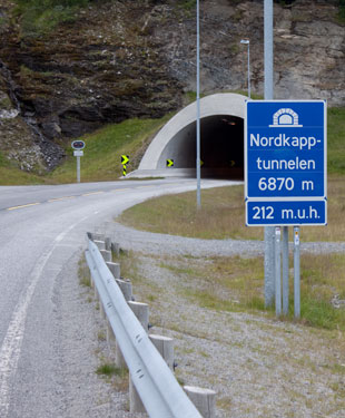 Nordkaptunnel, Norwegen