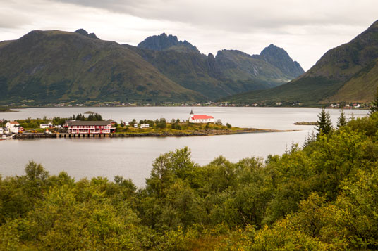 Bild: Sildpollneset am Austnesfjorden in der Mitte von Austvågøya 