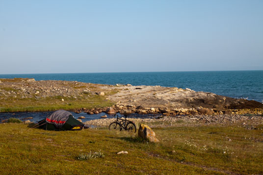 Naturcamping bei Vadsö