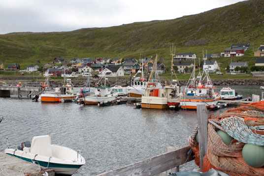 Skarsvåg am Risfjord, Norwegen