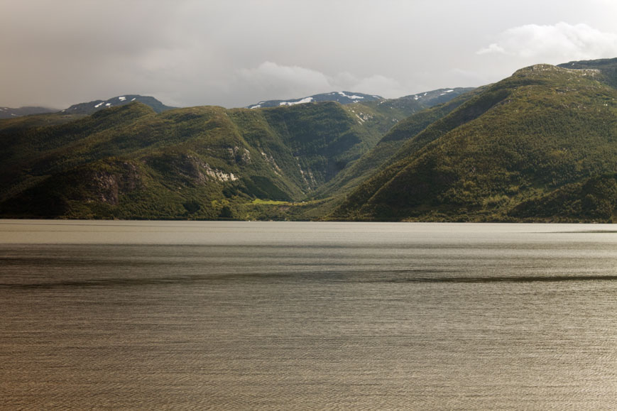 Karte Sognefjord