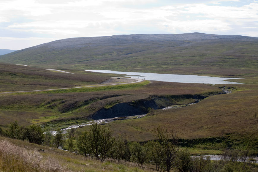 Straße 888 am Torskefjorddalen