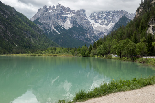 Dürrensee südl. des Passes Cimabanche, 332,5 km ab München