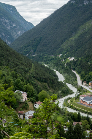 Piavetal bei Perarolo di Cadore, 387,6 km ab München