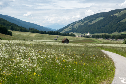 Pustertal westlich von Toblach, 319 km ab München