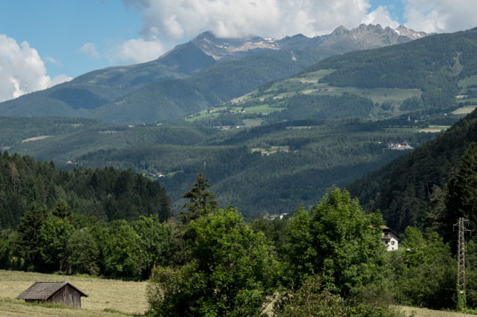 Pustertal westlich von San Lorenzo, 284 km ab München