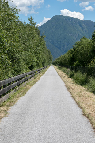 Radweg München-Venedig östlich von Sterzing, 238 km ab München