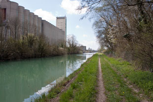 Paneuropa-Radweg entlang des Canal de la Marne au Rhin