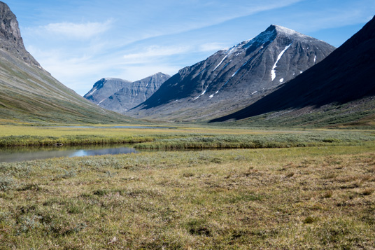 Blick in Richtung Osten ins Alkavagge