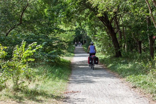 Cykelspåret östlich von Ystad, Schweden