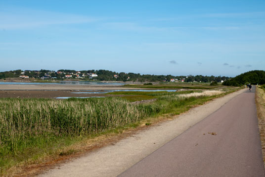 Cykelspåret Västkusten zwischen Frillesås und Fassbäck