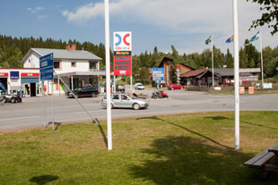 Zentrum von Gäddede