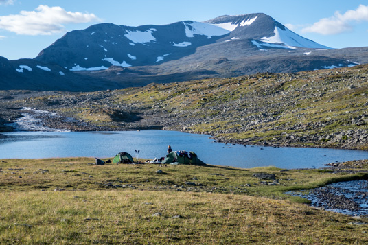 Zeltstelle im Låptåvagge