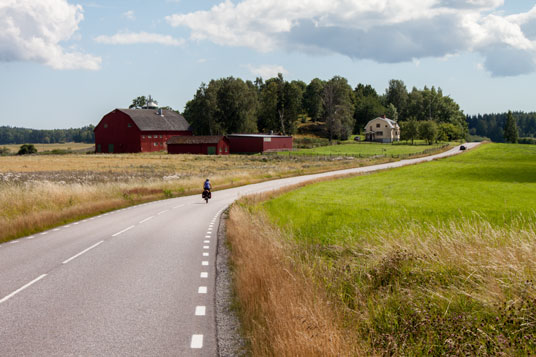 Näckrosleden in der Nähe des Sees Sillen, Schweden