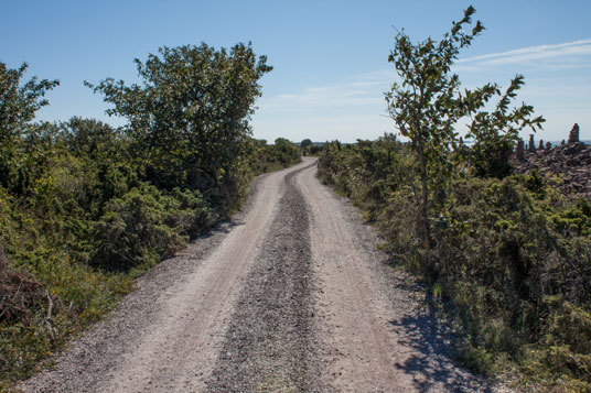 Ölandsleden 5 km südlich von Sandvik, Öland, Schweden