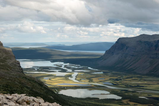 Rapadalen am Laitaure-See