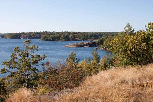 Meeresbucht bei Järnaviks Camping, Schweden