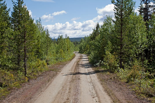 Piste im Skarkdalen