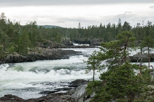 Trollforsen. Schweden