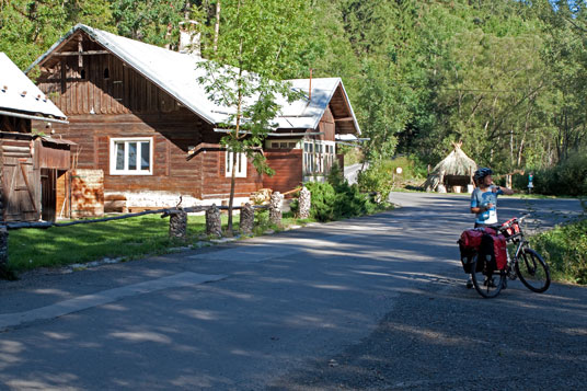 Straße von Košice zum Stausee Vodná Nádrž Ružin