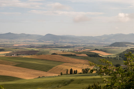 Landschaft südlich von Astráin