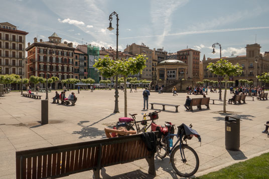 Plaza del Castillo in Pamplona