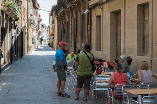 Pilger in Santo Domingo de la Calzada