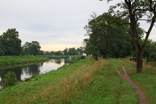 Der Fluss Dyje bei Breclav