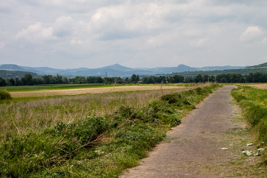 Radweg 2 zwischen Roudnice und Litoměřice