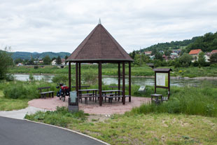 Rastplatz am Radweg 2 bei Malé Březno