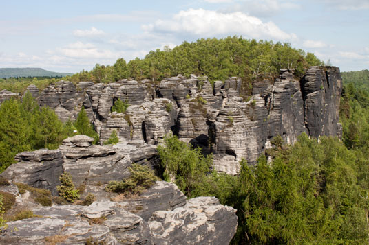 Tyssauer Wände bei Tisá, Tschechien