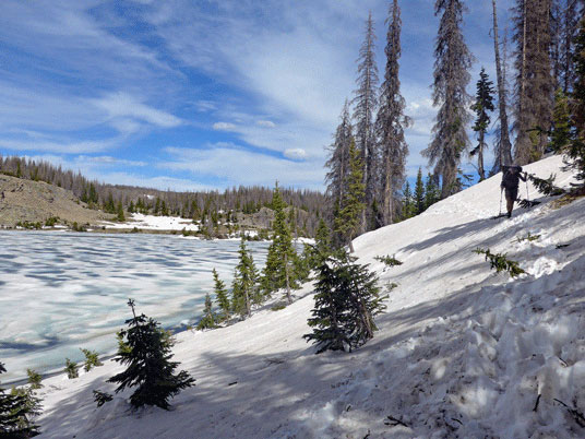 Schnee Blue Lake