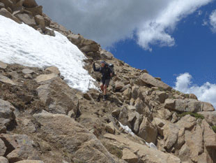 abstieg jones pass