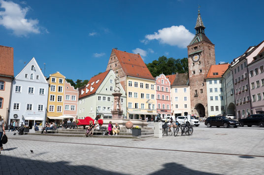 Landsberg am Lech, 102 km ab Donauwörth