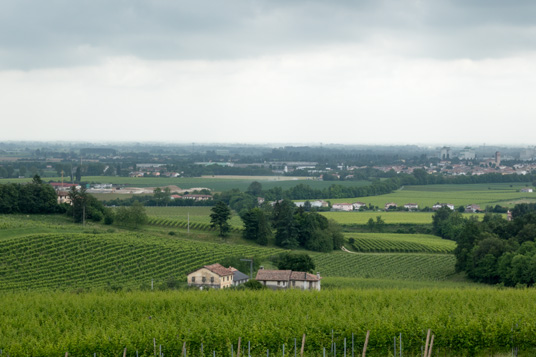 Die Ebene bei Susegana, 717 km ab Start