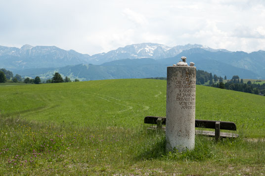 Gedenkstein der Via Claudia Augusta, 164,6 km ab Donauwörth