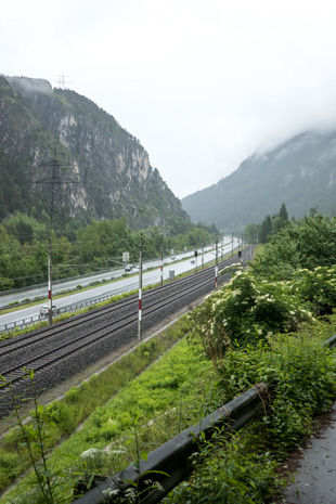 Zwischen Imst und Landeck, 264 km ab Donauwörth